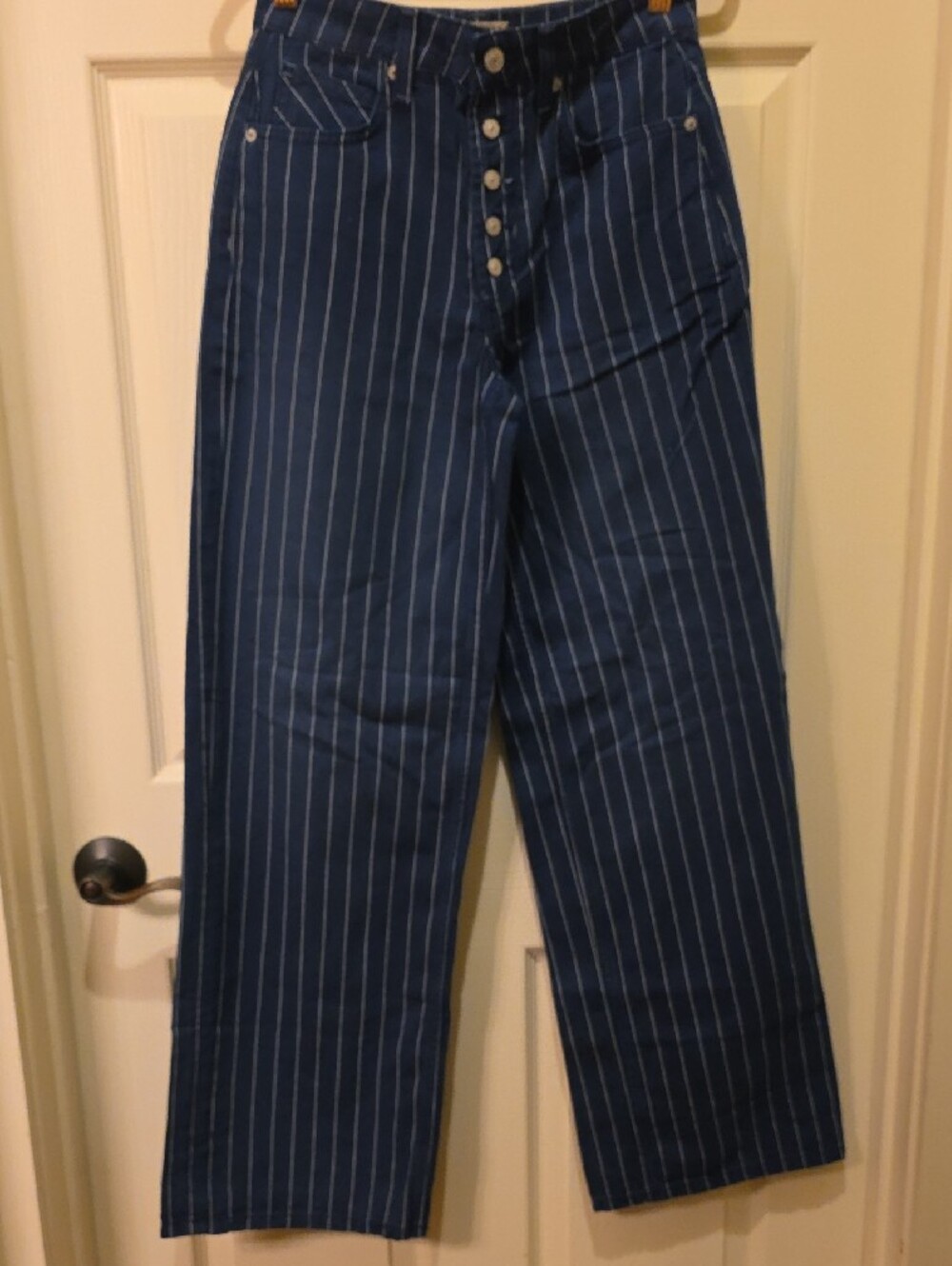 We The Free Nia Striped Boyfriend Jeans - Picture 4 of 8